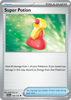 Pokemon Journey Together Super Potion - 158