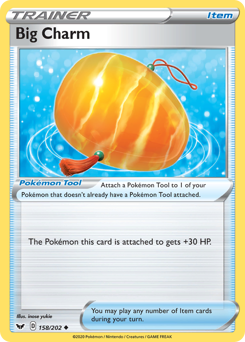 Pokemon Sword & Shield Big Charm - 158