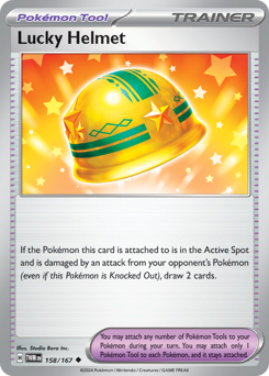 Pokemon Twilight Masquerade Lucky Helmet - 158