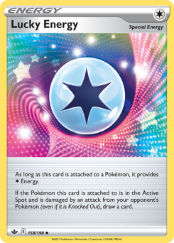 Pokemon Chilling Reign Lucky Energy - 158