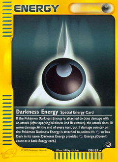 Pokemon Expedition Base Set Darkness Energy - 158