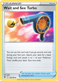 Pokemon Astral Radiance Wait and See Turbo - 158