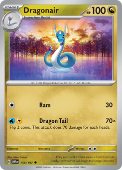 Pokemon Obsidian Flames Dragonair - 158