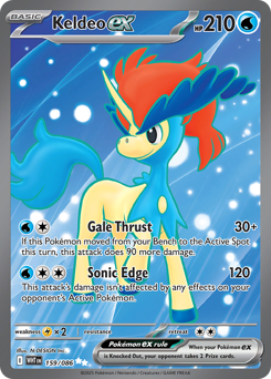 Pokemon White Flare Keldeo ex - 159