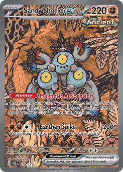 Pokemon Prismatic Evolutions Sandy Shocks ex - 159