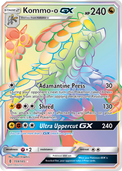 Pokemon Guardians Rising Kommo-o-GX - 159