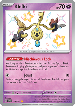 Pokemon Paldean Fates Klefki - 159