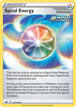 Pokemon Chilling Reign Spiral Energy - 159