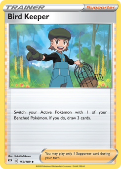 Pokemon Darkness Ablaze Bird Keeper - 159