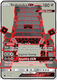 Pokemon Celestial Storm Stakataka-GX - 159