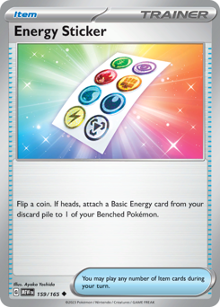 Pokemon 151 Energy Sticker - 159