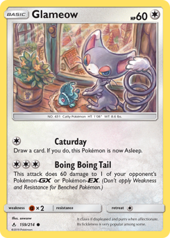 Pokemon Unbroken Bonds Glameow - 159