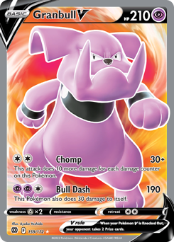 Pokemon Brilliant Stars Granbull V - 159