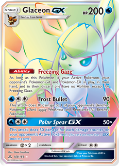 Pokemon Ultra Prism Glaceon-GX - 159
