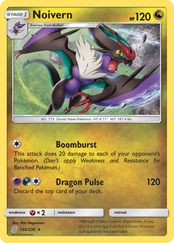 Pokemon Unified Minds Noivern - 159