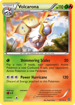 Pokemon Steam Siege Volcarona - 15
