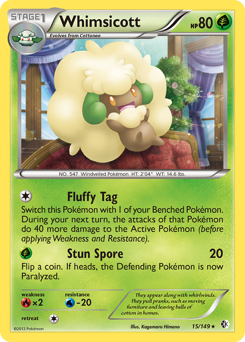 Pokemon Boundaries Crossed Whimsicott - 15