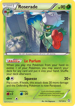 Pokemon Dragons Exalted Roserade - 15