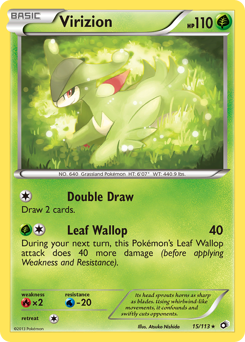 Pokemon Legendary Treasures Virizion - 15