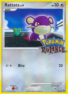 Pokemon Pokémon Rumble Rattata - 15