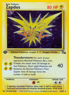 Pokemon Fossil Zapdos - 15