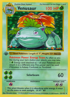 Pokemon Base Venusaur - 15