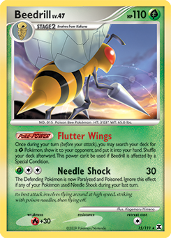 Pokemon Rising Rivals Beedrill - 15