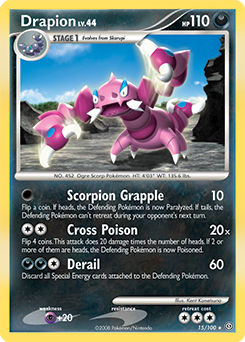 Pokemon Stormfront Drapion - 15