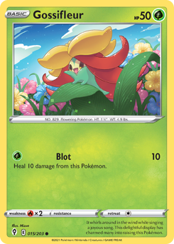 Pokemon Evolving Skies Gossifleur - 15