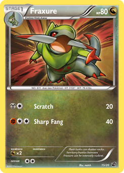 Pokemon Dragon Vault Fraxure - 15