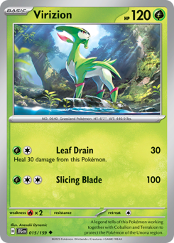 Pokemon Journey Together Virizion - 15