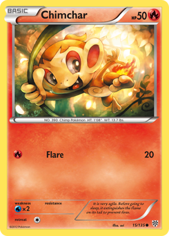 Pokemon Plasma Storm Chimchar - 15