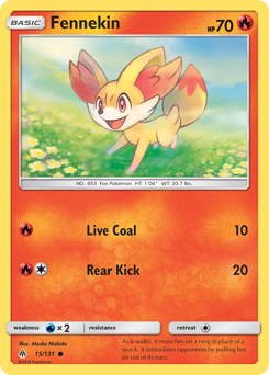 Pokemon Forbidden Light Fennekin - 15