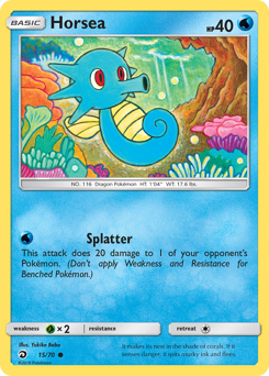 Pokemon Dragon Majesty Horsea - 15