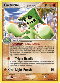 Pokemon Crystal Guardians Cacturne δ - 15