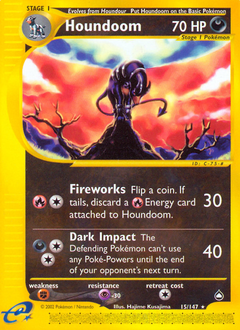 Pokemon Aquapolis Houndoom - 15
