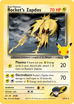 Pokemon Celebrations: Classic Collection Rocket's Zapdos - 15