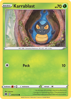 Pokemon Brilliant Stars Karrablast - 15