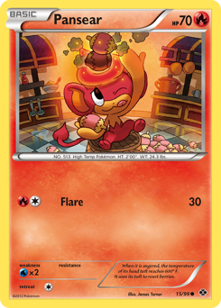 Pokemon Next Destinies Pansear - 15