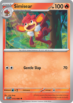 Pokemon White Flare Simisear - 15