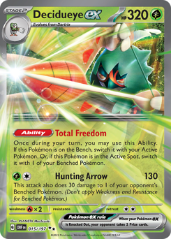 Pokemon Obsidian Flames Decidueye ex - 15