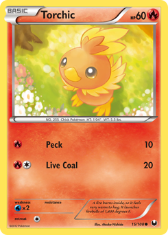 Pokemon Dark Explorers Torchic - 15