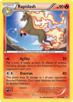 Pokemon Flashfire Rapidash - 15