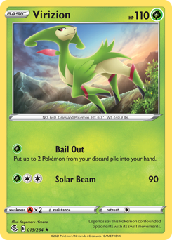 Pokemon Fusion Strike Virizion - 15