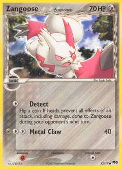 Pokemon POP Series 5 Zangoose δ - 15