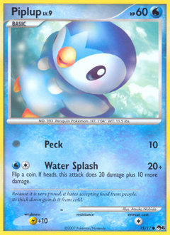 Pokemon POP Series 6 Piplup - 15