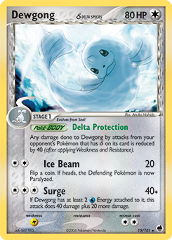 Pokemon Dragon Frontiers Dewgong δ - 15