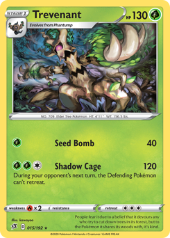 Pokemon Rebel Clash Trevenant - 15