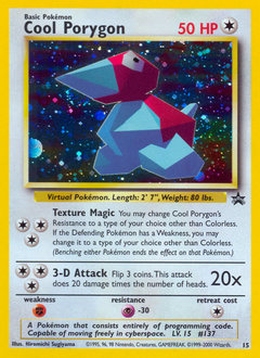 Pokemon Wizards Black Star Promos Cool Porygon - 15