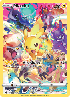 Pokemon Crown Zenith Pikachu - 160